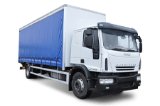 Car Hire Margate - 18 Tonne Curtain Side Truck - Truck hire Margate
