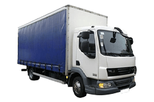 Car Hire Margate - 7.5 Tonne Curtain Side Truck - Truck hire Margate